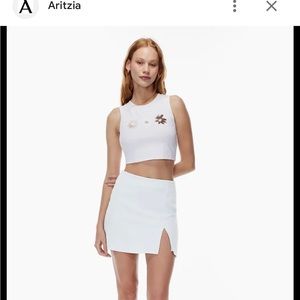 White tennis skirt aritzia